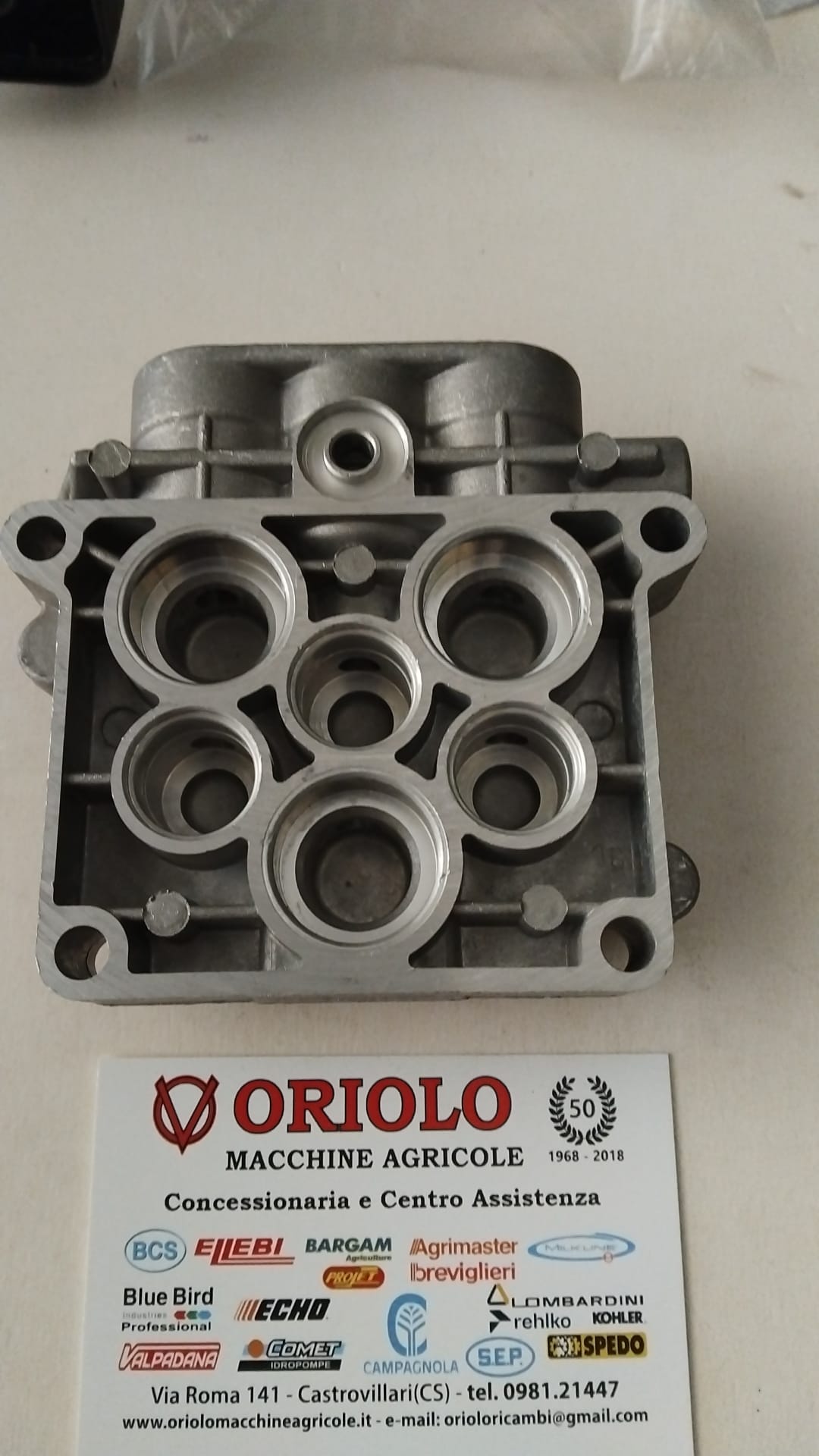 COPERCHIO FLANGIA TESTATA IDROPULITRICE